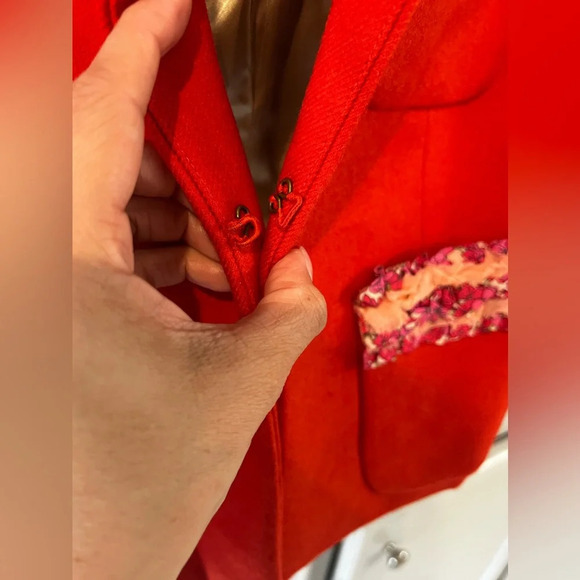 J Crew Wool Astrid Jacket Liberty Floral Blazer Size 6 - Picture 7 of 9